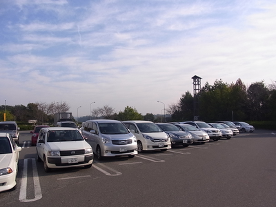 甘楽パーキングエリアの駐車場